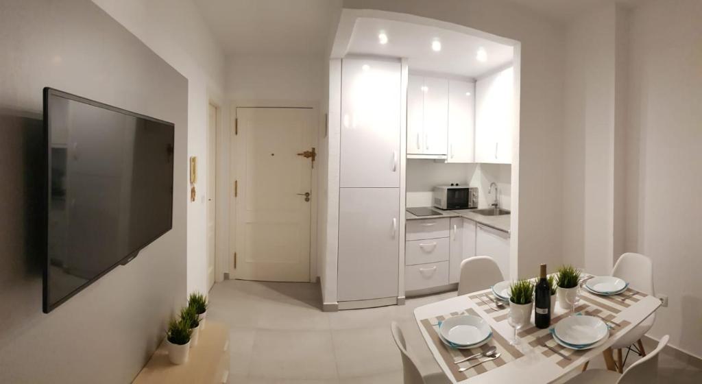 Virtuvė arba virtuvėlė apgyvendinimo įstaigoje Apart12
