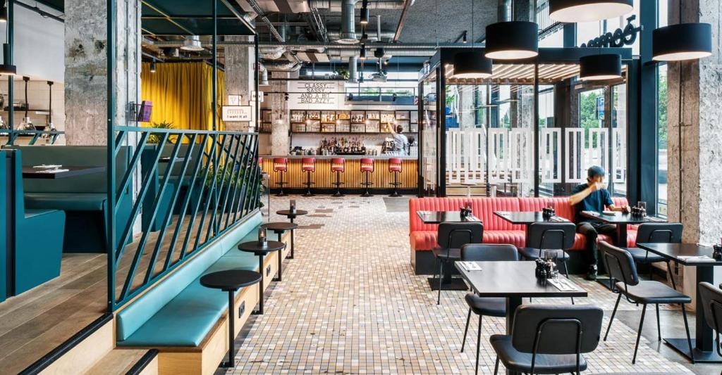 Posezení v ubytování The Social Hub Rotterdam