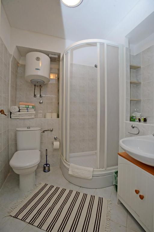 Koupelna v ubytování Apartment Maja