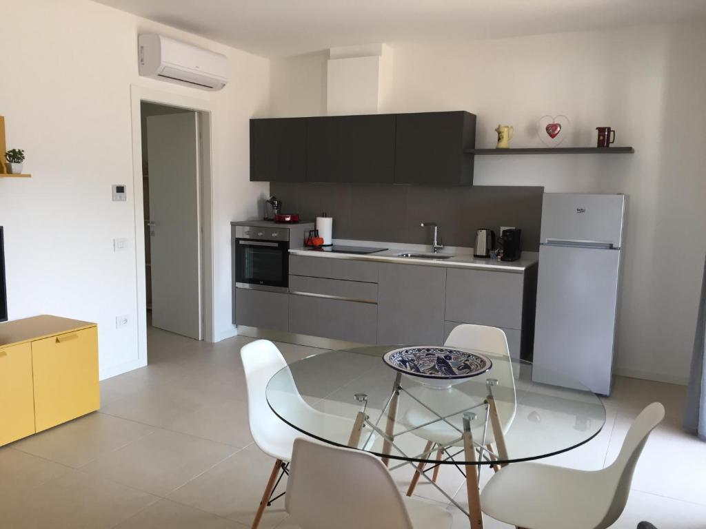 Kuchyňa alebo kuchynka v ubytovaní Val Mora Bio Apartments
