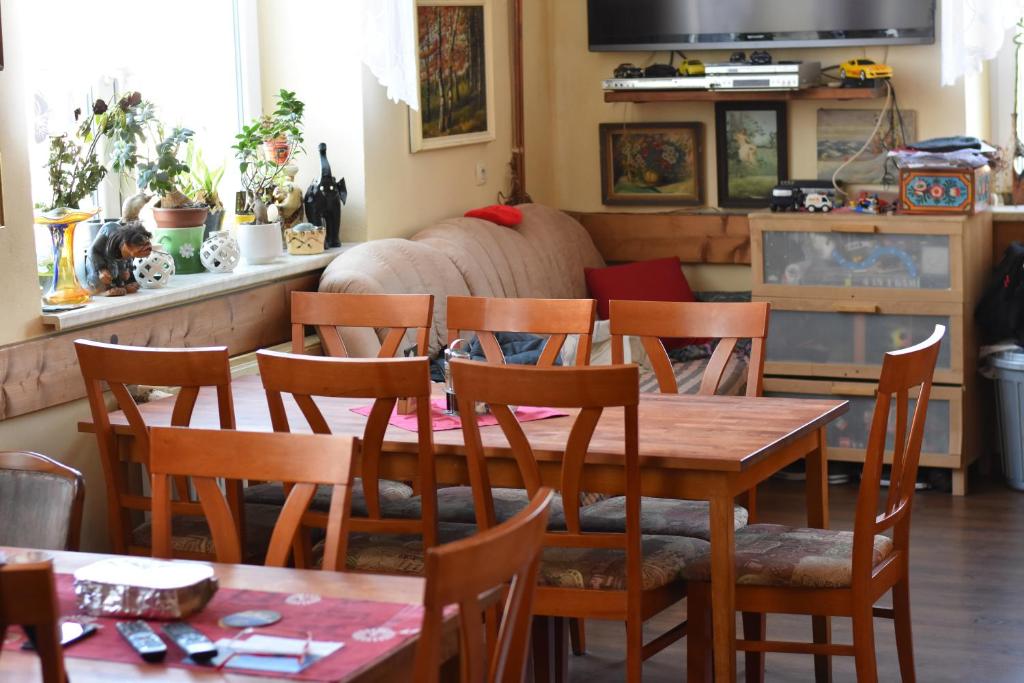 Posezení v ubytování Hotel Chata