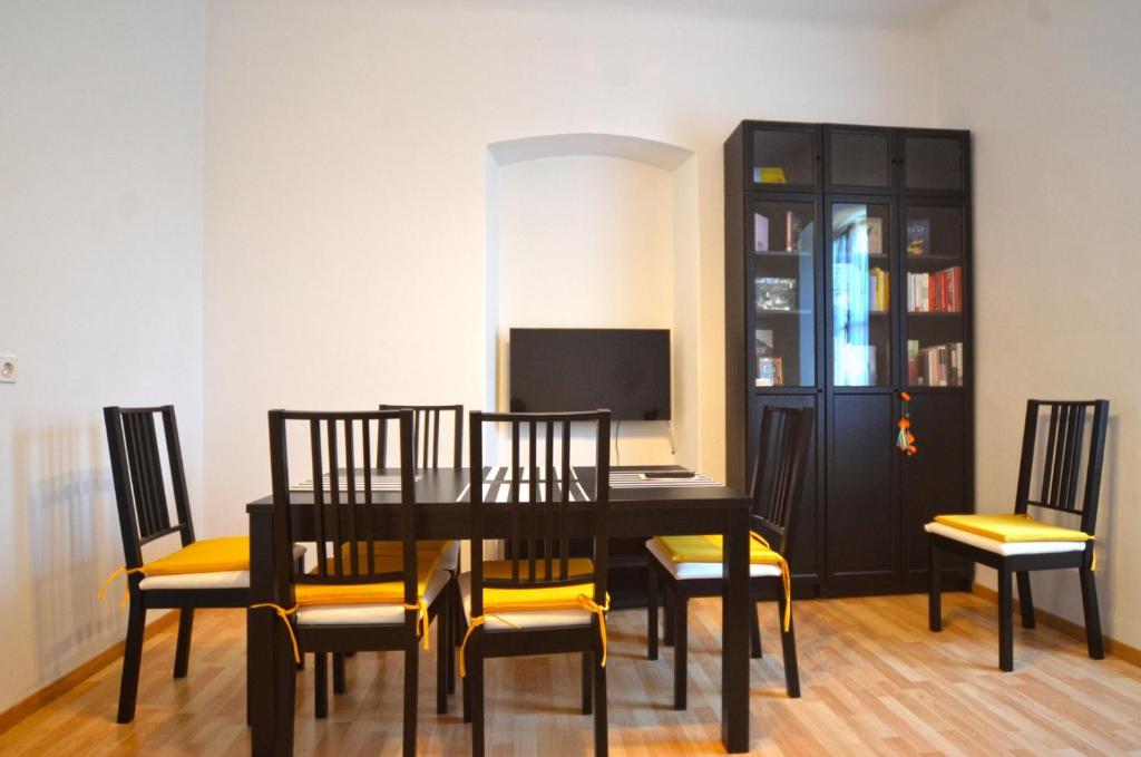 Telewizja i/lub zestaw kina domowego w obiekcie Carmelo House