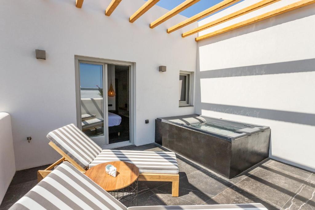 Posezení v ubytování Aegean Gem