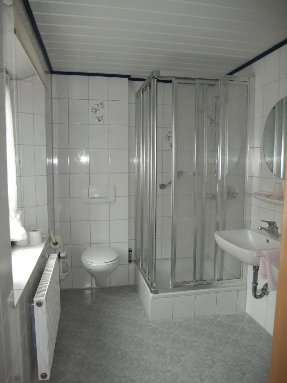 Koupelna v ubytování Gasthof Alte Post