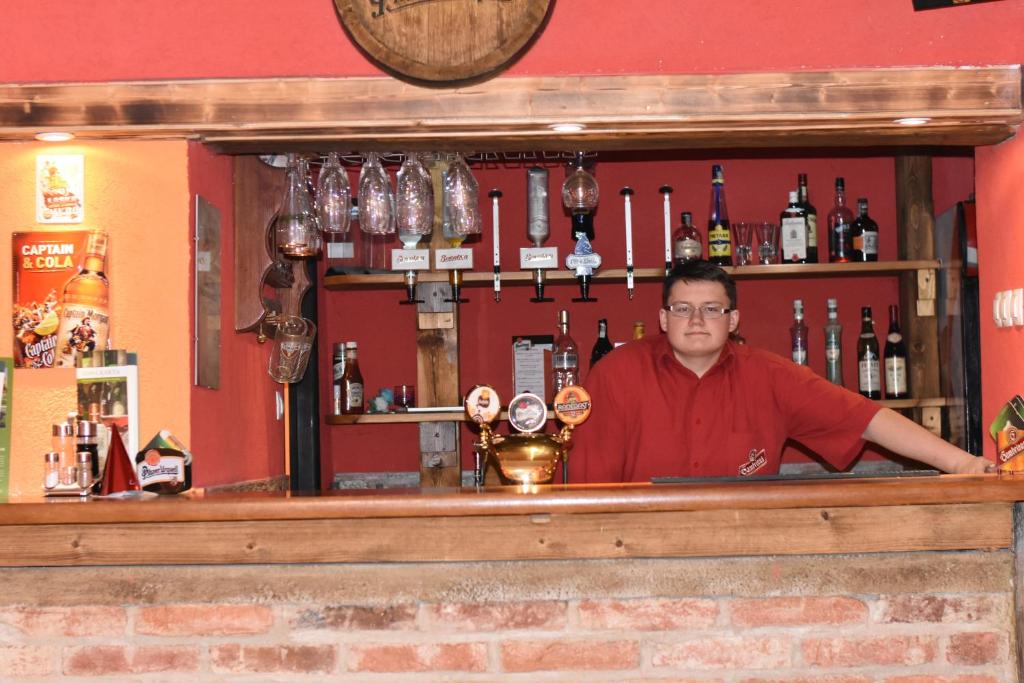 Lounge nebo bar v ubytování Hotel Chata