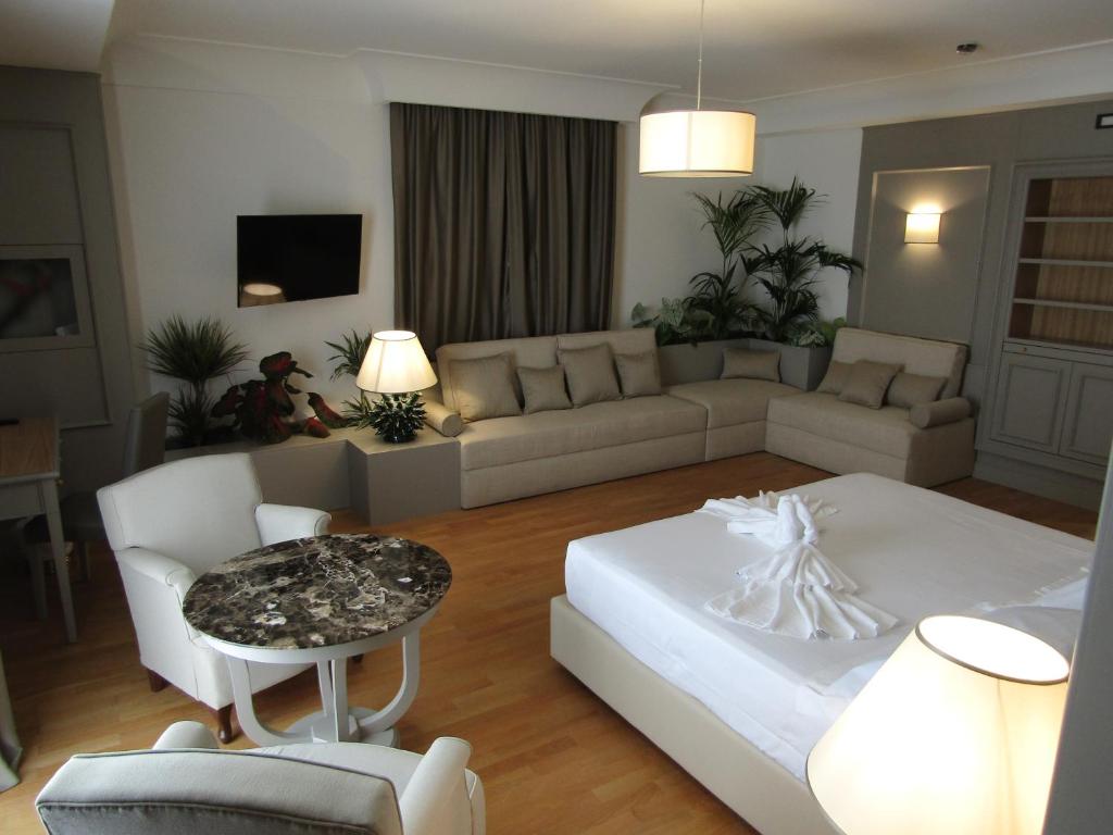 Posezení v ubytování Hotel Marechiaro