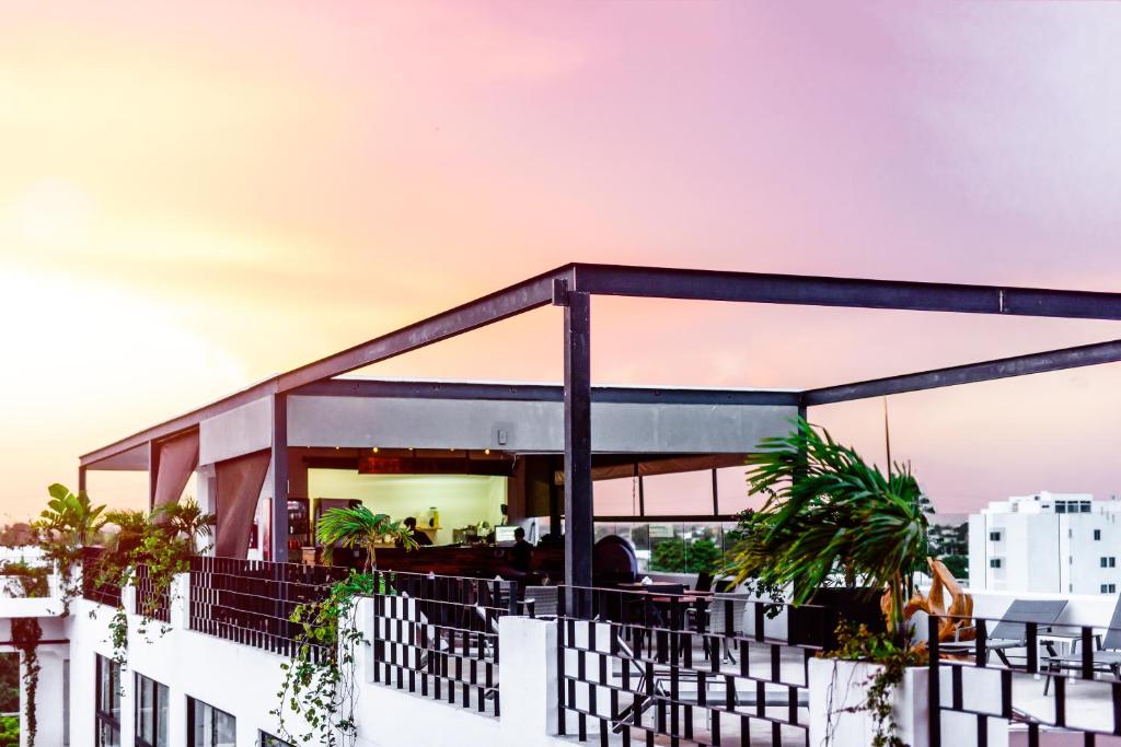 Balkón nebo terasa v ubytování Hotel 52 Playa del Carmen