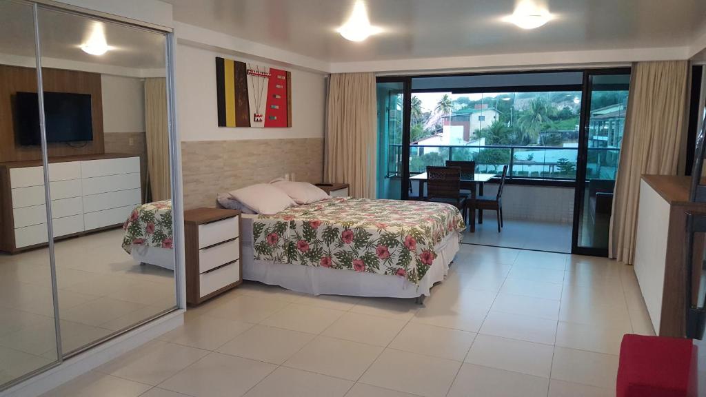  Tabatinga Residence AP Beira Mar com vista deslumbrante da praia