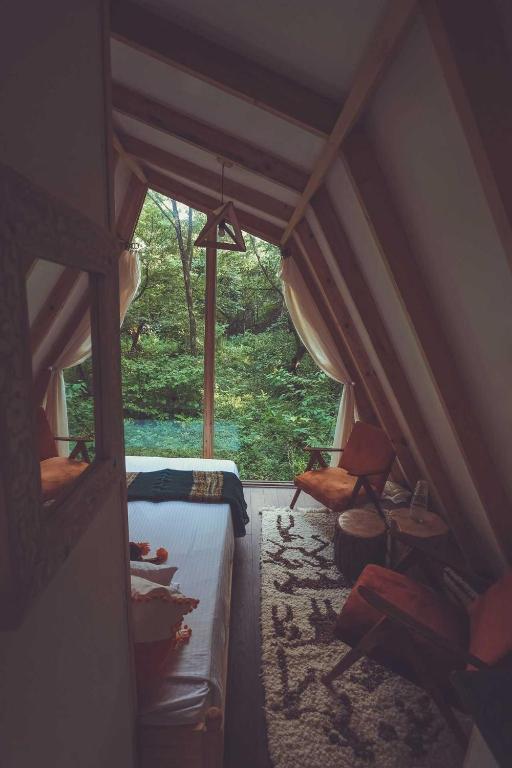 Posezení v ubytování Duende Hotel