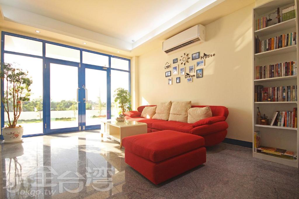 Posezení v ubytování Bay Villa Hall