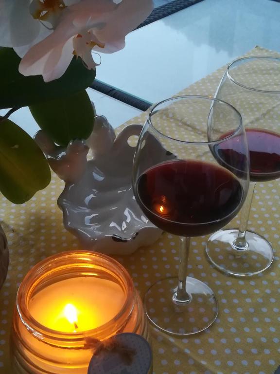 Nápoje v ubytovaní Ferienwohnung Petter
