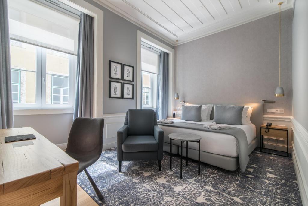 Posezení v ubytování Hotel da Baixa