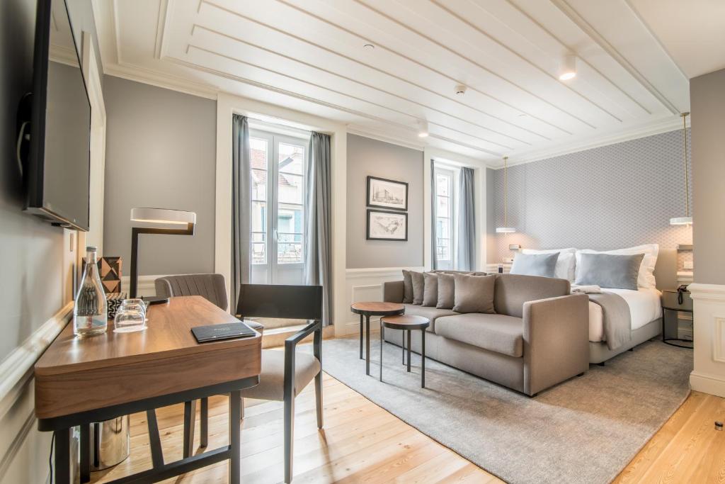 Posezení v ubytování Hotel da Baixa