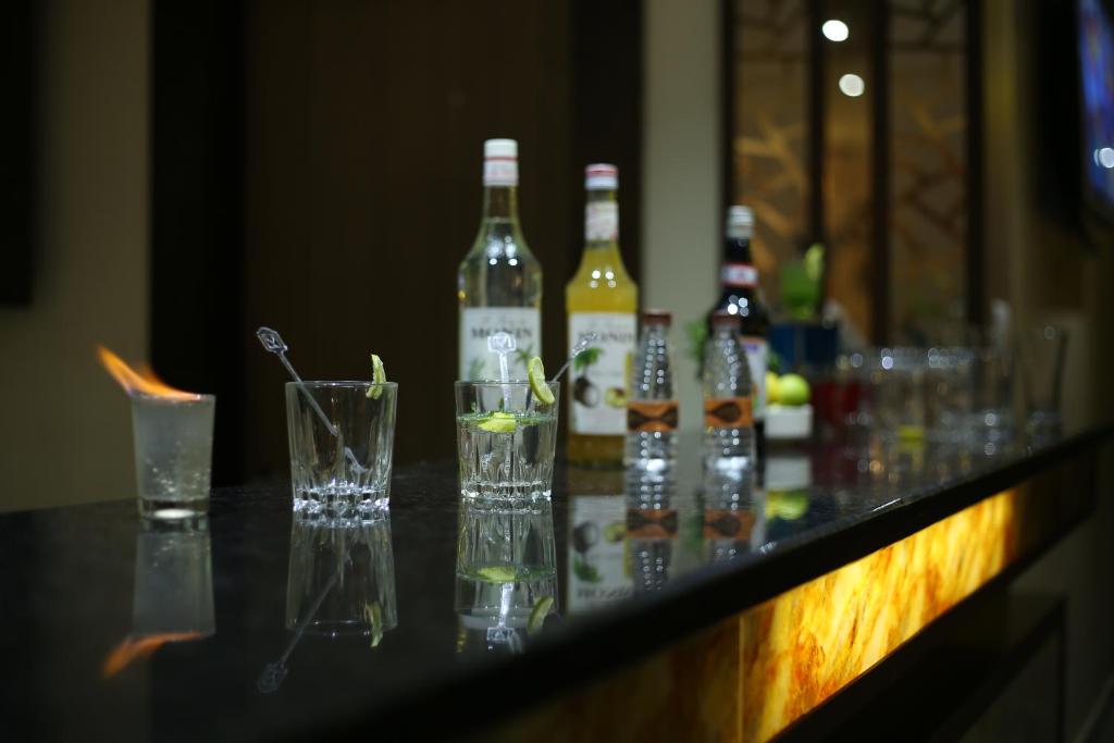 Nápoje v ubytování Hotel Indraprasttha