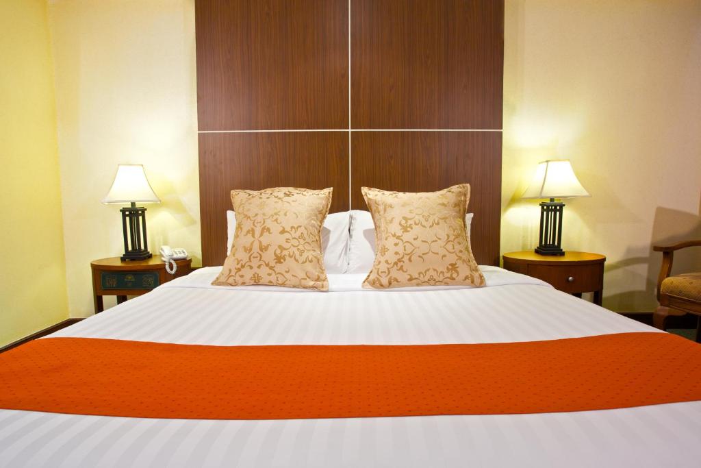 Katil atau katil-katil dalam bilik di King Park Avenue Hotel Bangkok