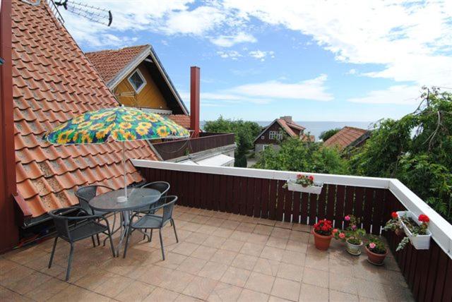 Balkón nebo terasa v ubytování Nida guesthouse at Loreta