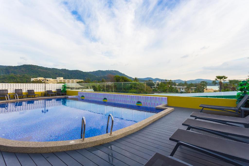 Bazén v ubytování Anda Beachside Hotel nebo v jeho okolí