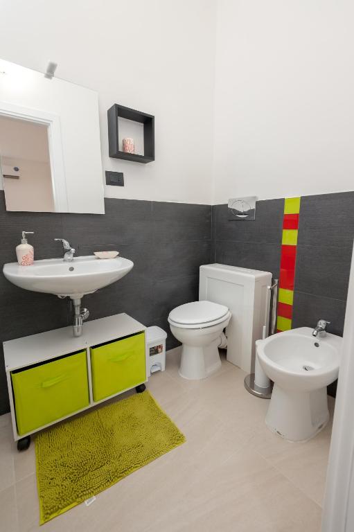 Koupelna v ubytování B&B Epipoli