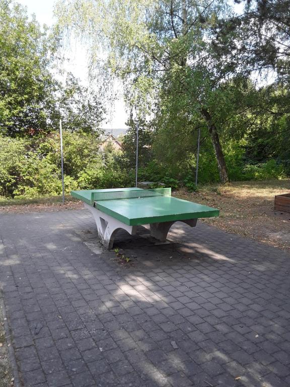 Stolní tenis v ubytování Internationales Gästehaus nebo okolí