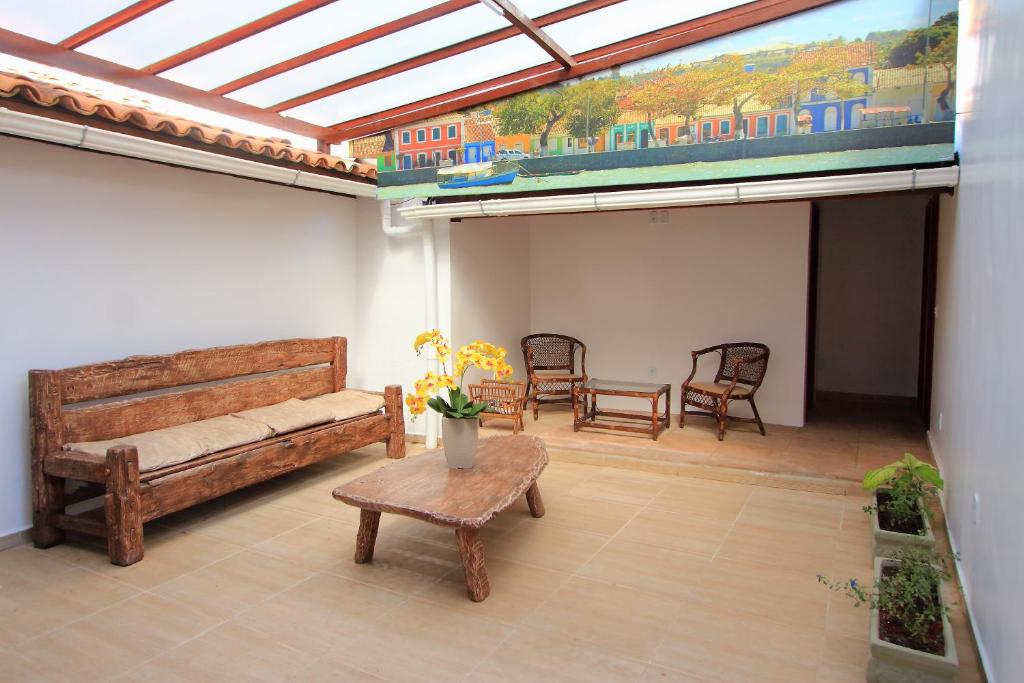 Posezení v ubytování Navegantes Hotel