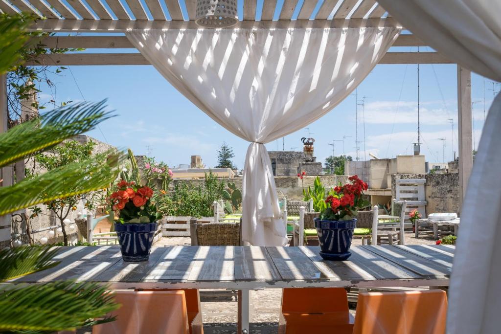Balkón nebo terasa v ubytování B&B Le Giravolte