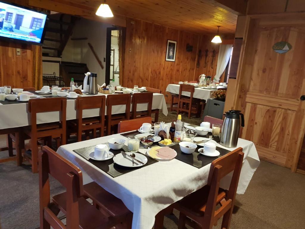 Restaurace v ubytování Hostal Vista al Mar hct