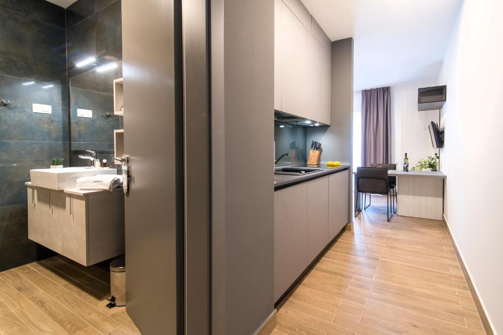 Kúpeľňa v ubytovaní CURICTA Design Apartments