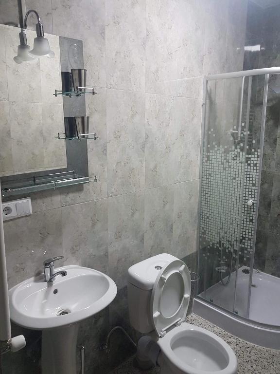 Koupelna v ubytování SResidence