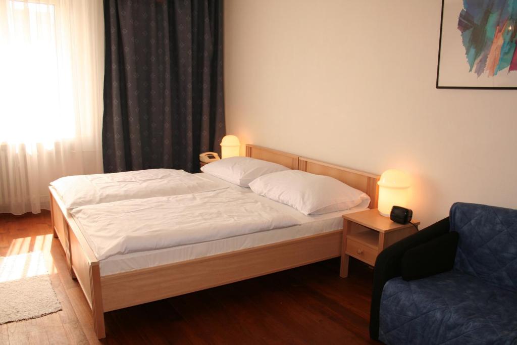 Postel nebo postele na pokoji v ubytování Pension Filip