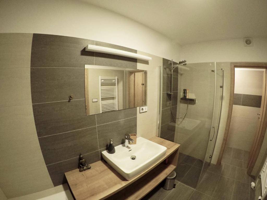 Łazienka w obiekcie Lipno Vision Apartments