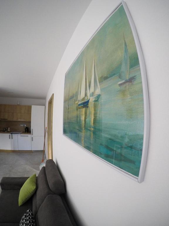 Część wypoczynkowa w obiekcie Lipno Vision Apartments