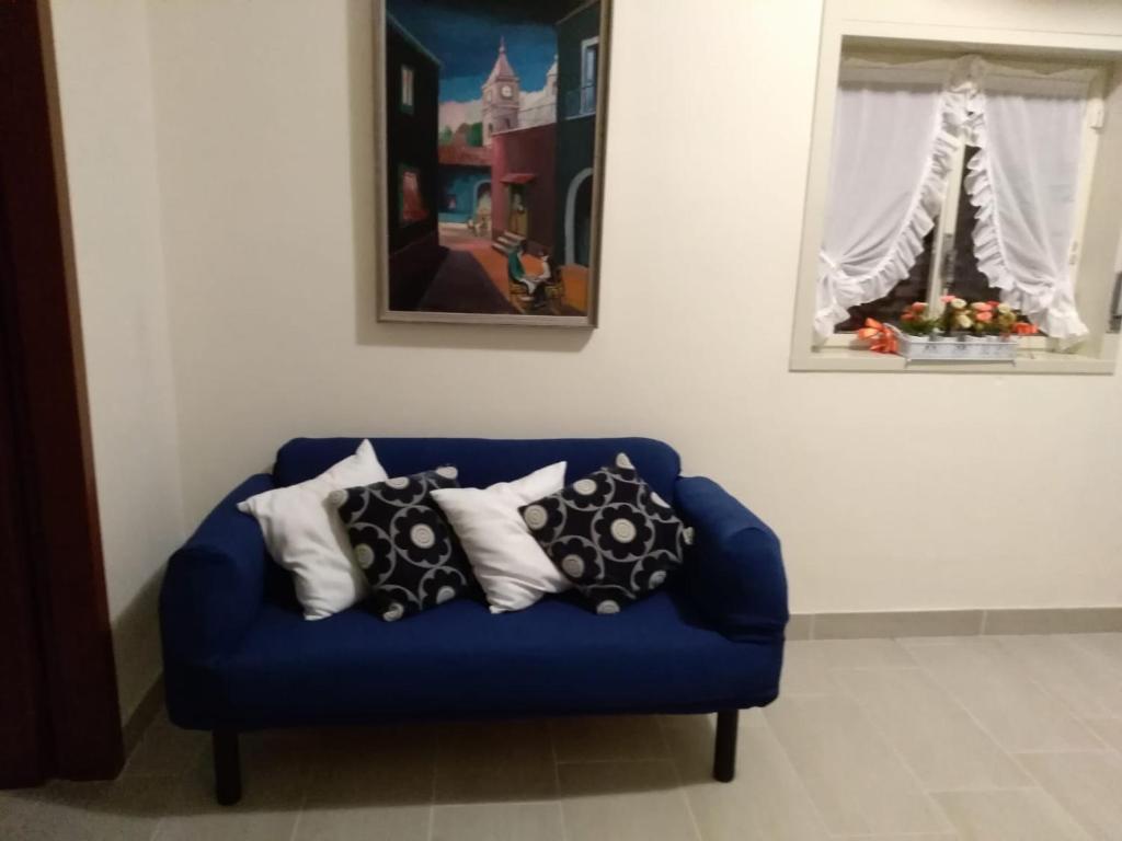 Posezení v ubytování La Bouganville