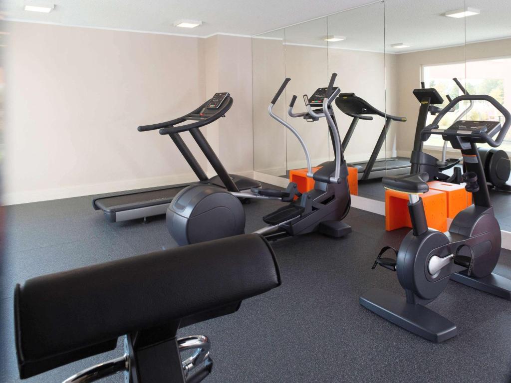 Fitness centrum a/nebo fitness zařízení v ubytování Ibis Styles Nivelles