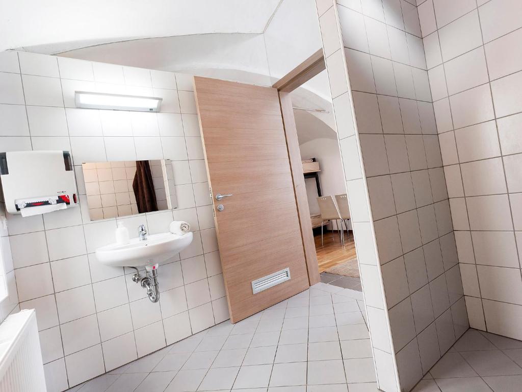 Koupelna v ubytování Hostel Situla