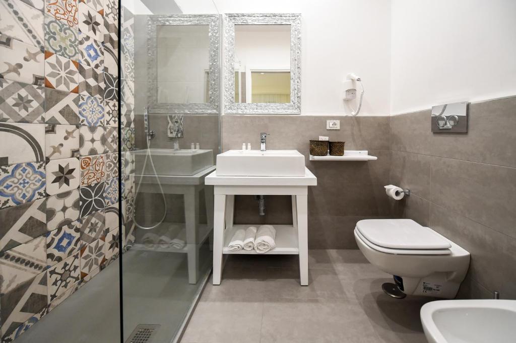 Koupelna v ubytování Hotel Sorrento City