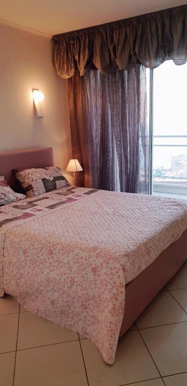 Postel nebo postele na pokoji v ubytování La terrazza di monaco