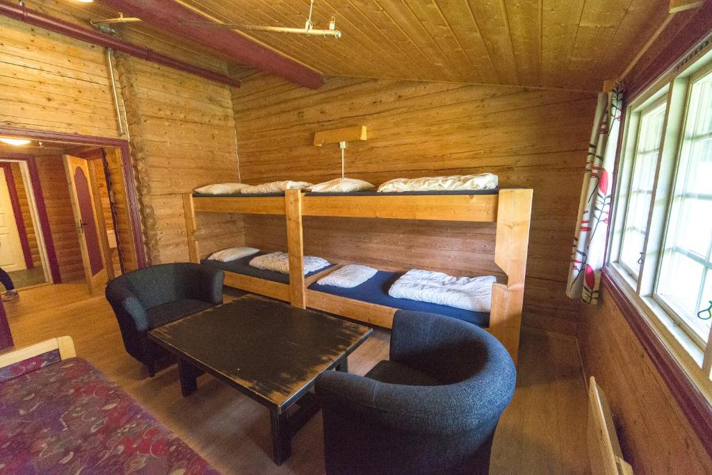 Posezení v ubytování Dombås Hostel