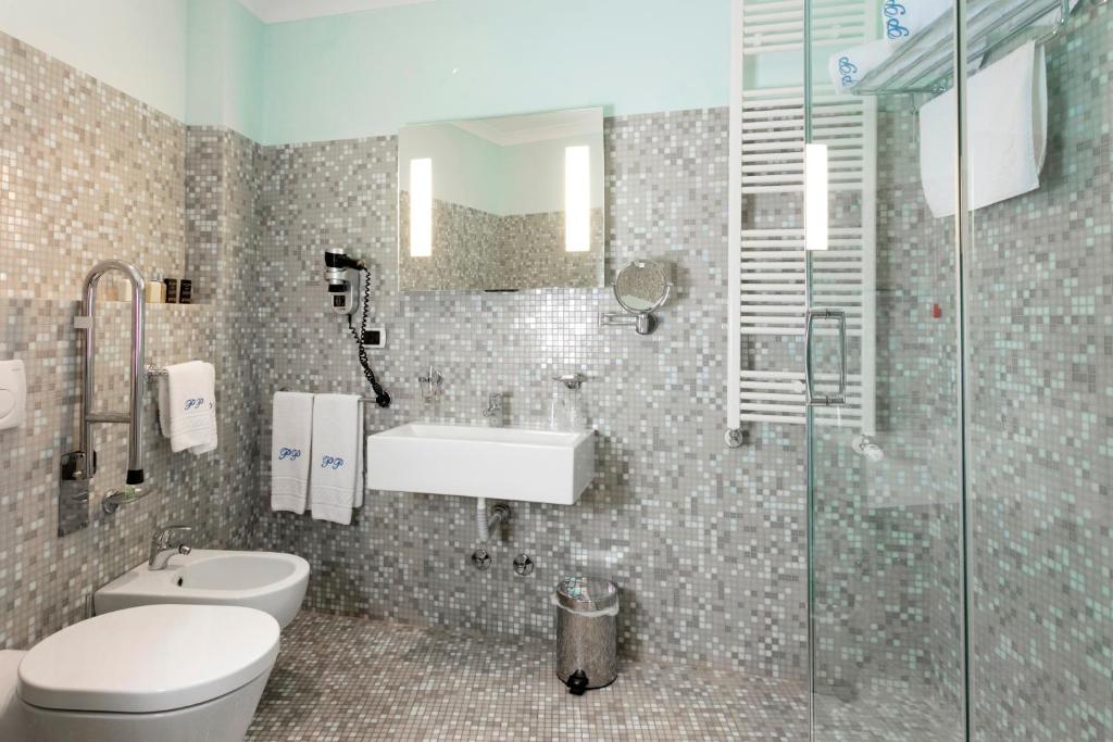 Koupelna v ubytování Hotel Palazzo Papaleo
