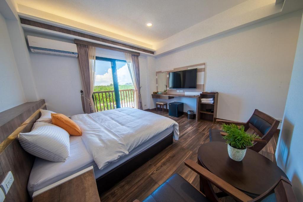 Postel nebo postele na pokoji v ubytování Said Go B&B