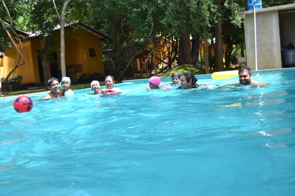 Bazén v ubytování Sigiri Resort nebo v jeho okolí