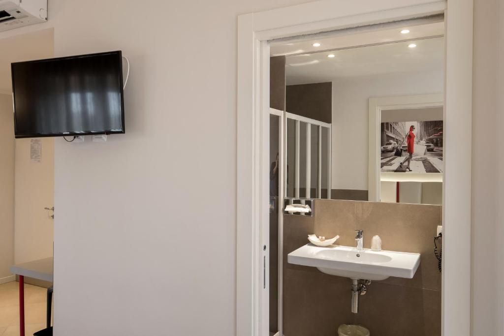 Koupelna v ubytování Guesthouse Verona
