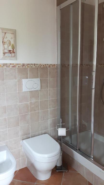 Koupelna v ubytování B&B La Casa sul Colle