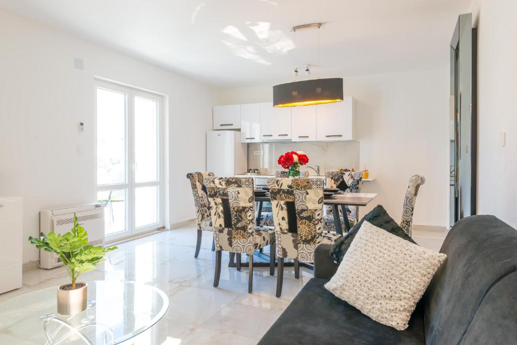Kuchyň nebo kuchyňský kout v ubytování Comfort Apartment Lucy