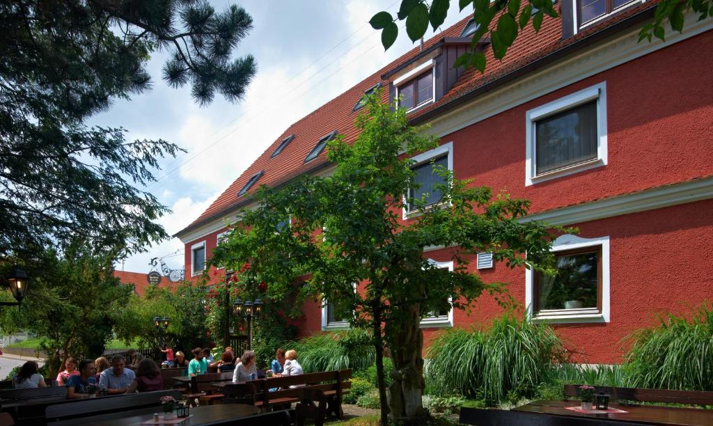 Zahrada ubytování Goldene Traube