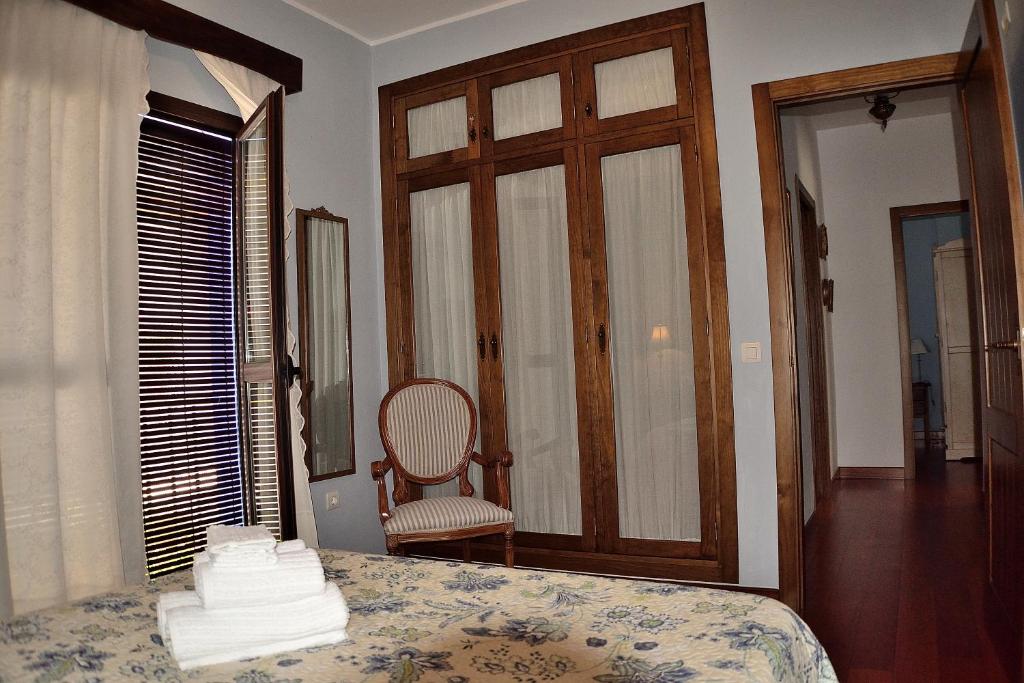 A bed or beds in a room at Casa Azul