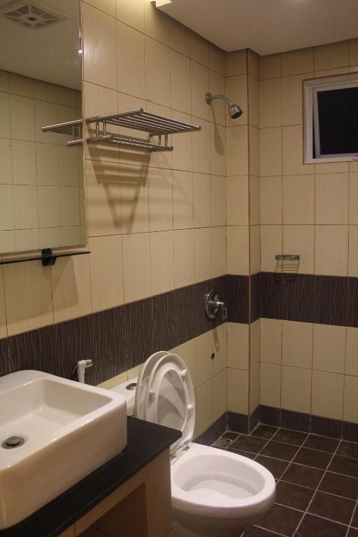 Koupelna v ubytování Aqua Travel Lodge
