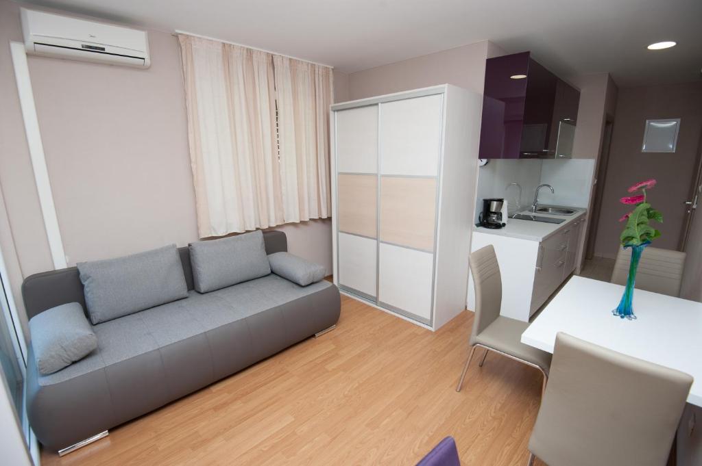 Kuchyň nebo kuchyňský kout v ubytování Apartments Vlasic