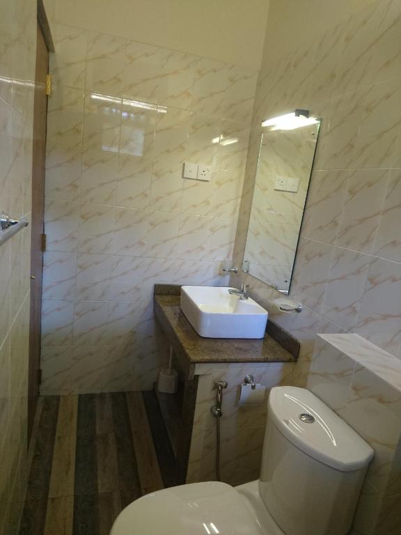 Koupelna v ubytování Shiva Rest Katharagama