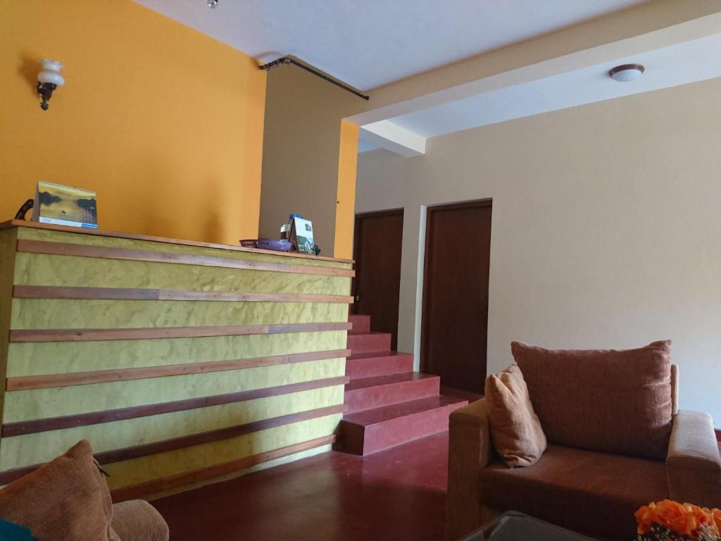 Posezení v ubytování Shiva Rest Katharagama
