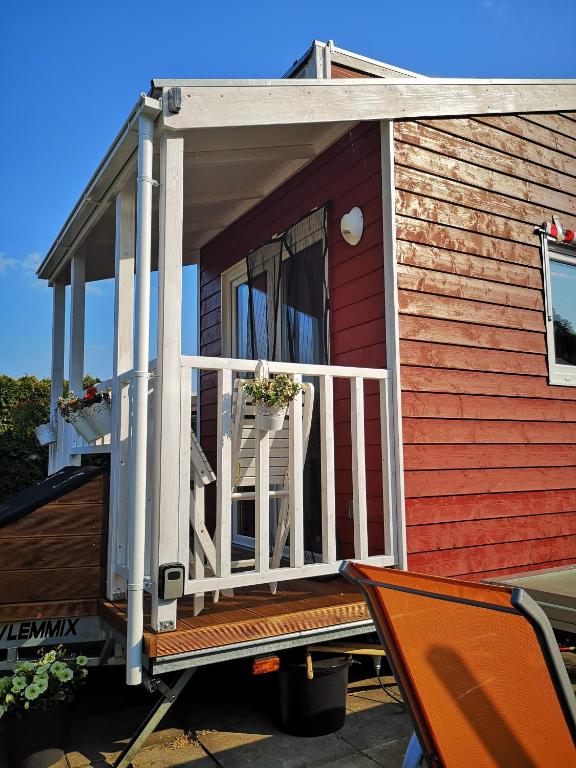 Balkón nebo terasa v ubytování tinyhouse-dangast 1